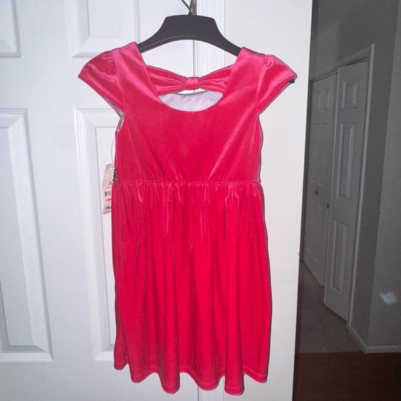 George Girls Size Medium 7-8 Pink Posey Bow Back Sleeveless Dress NWT - Picture 6 of 11